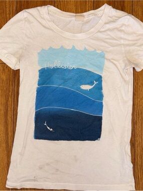Y2K Hollister tee with mermaid graphic